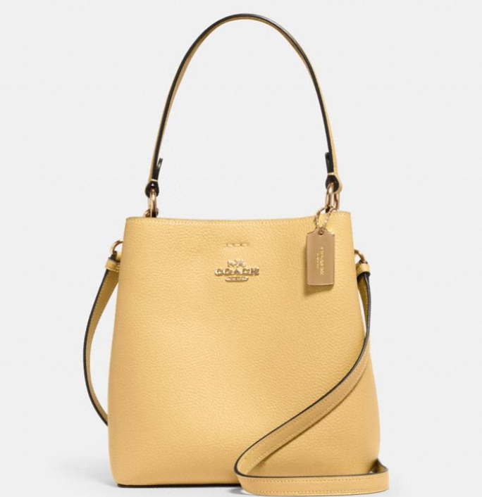 $104.12 (原价 $350) + 免邮Coach Outlet官网 Coach Town 小号水桶包热卖 多色可选  