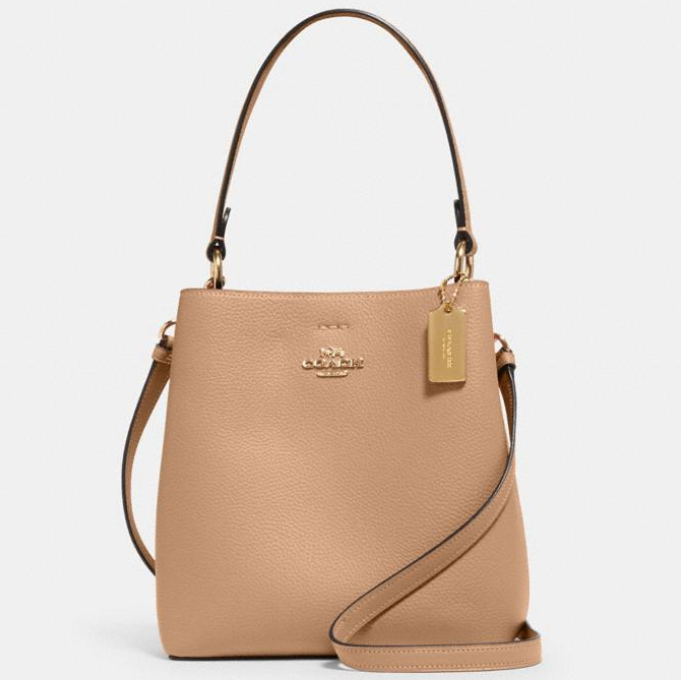 $104.12 (原价 $350) + 免邮Coach Outlet官网 Coach Town 小号水桶包热卖 多色可选  