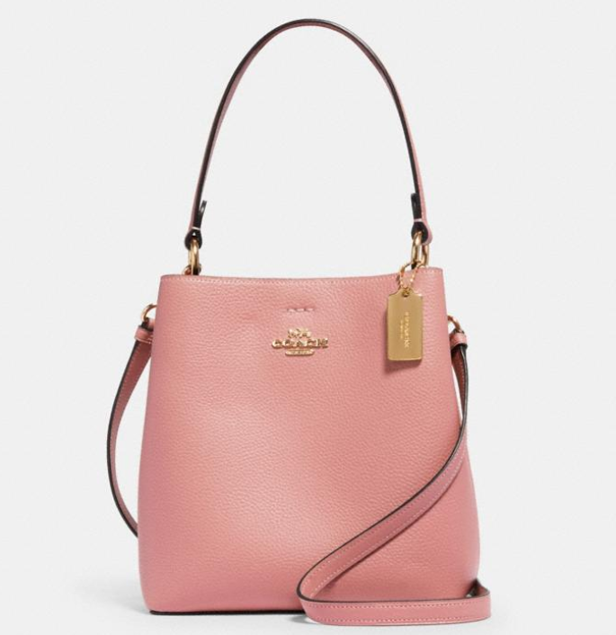 $104.12 (原价 $350) + 免邮Coach Outlet官网 Coach Town 小号水桶包热卖 多色可选  