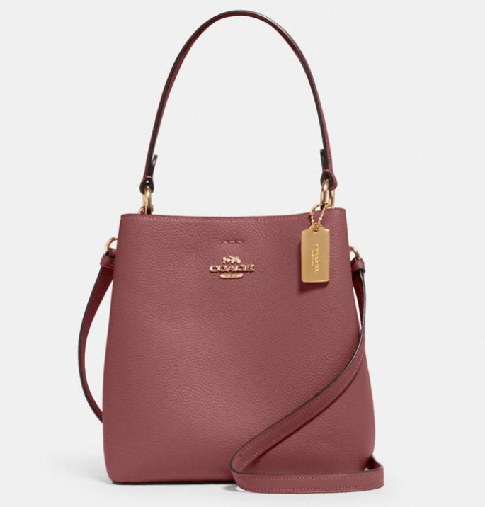 $104.12 (原价 $350) + 免邮Coach Outlet官网 Coach Town 小号水桶包热卖 多色可选  