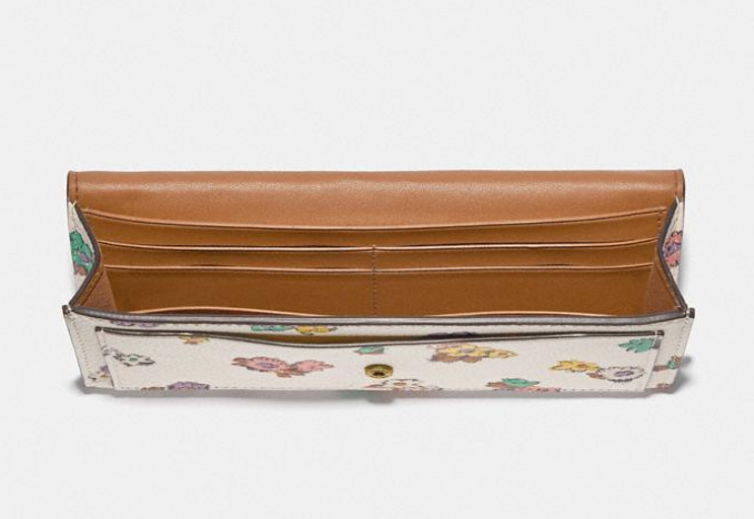 $75 (原价 $150) + 包邮Coach官网 Coach Wyn花卉印花钱包5折热卖