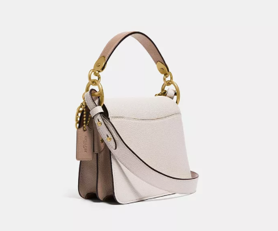 $270 (原价 $450) + 免邮Macy s官网 Coach Beat 18 马车图案印花单肩包6折特卖 