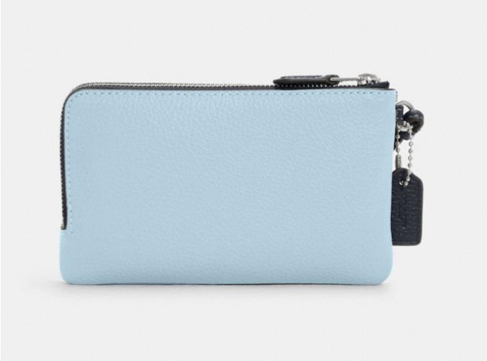 $44.80 (原价 $128) + 包邮Coach Outlet官网 Coach双层老花拼色手拿袋3.5折热卖 双色可选