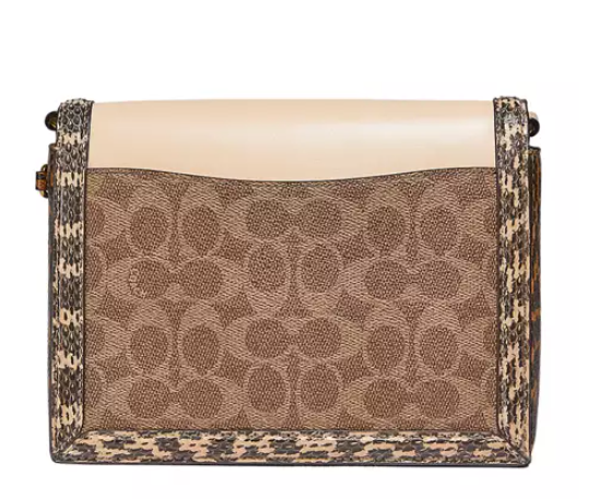 $297 (原价 $495) + 免邮Belk官网 COACH Hutton 新配色Hutton链条小方包6折热卖