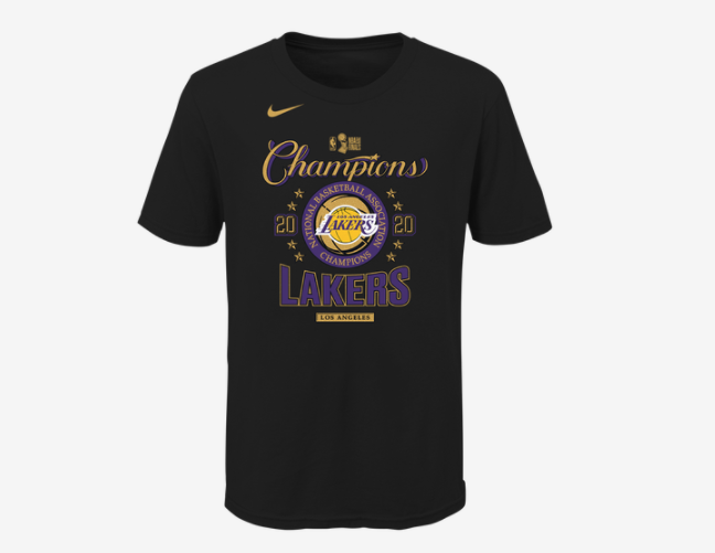 2020 NBA总冠军由湖人队拿下