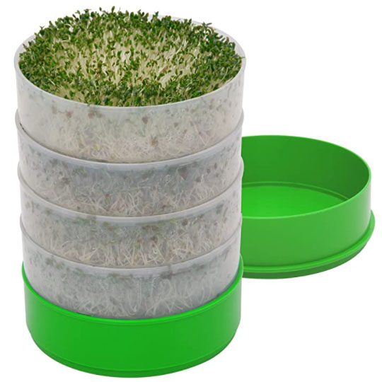 史低！豪华豆芽培养器4层 @ Amazon