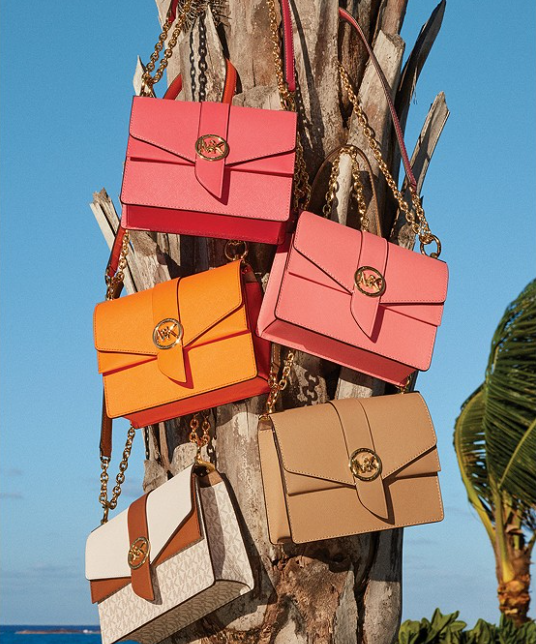 $163.90(原价$298)Michael Kors MK logo翻盖斜挎包 @ Michael Kors