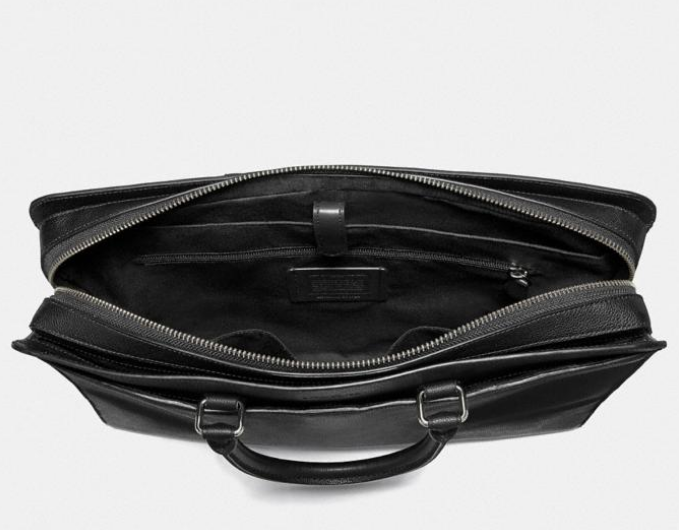 $219 (原价 $598) + 包邮Coach Outlet官网  Coach Beckett男士斜跨手提公文包3.7折热卖