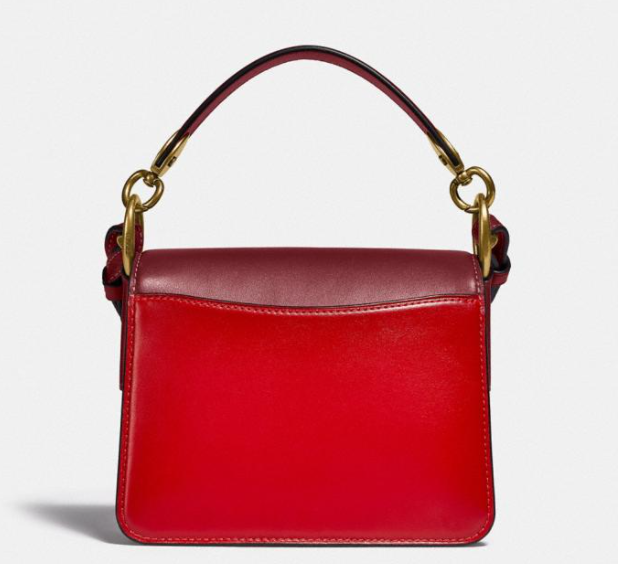 $225 (原价 $450) + 免邮Coach Outlet官网 Coach Beat 18 拼色铆钉斜挎包5折热卖