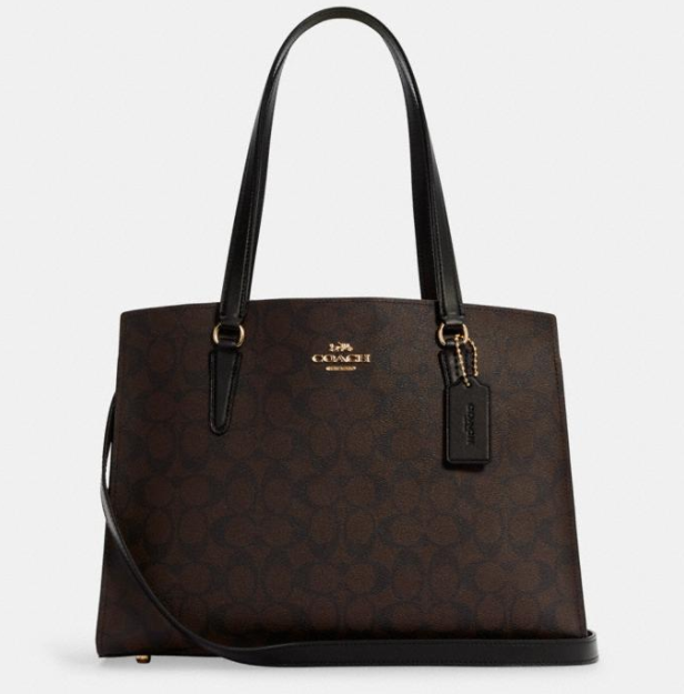 $128.40 (原价 $428) + 免邮Coach Outlet官网 Coach Tatum Carryall 老花款女士手提包3折热卖 三色可选