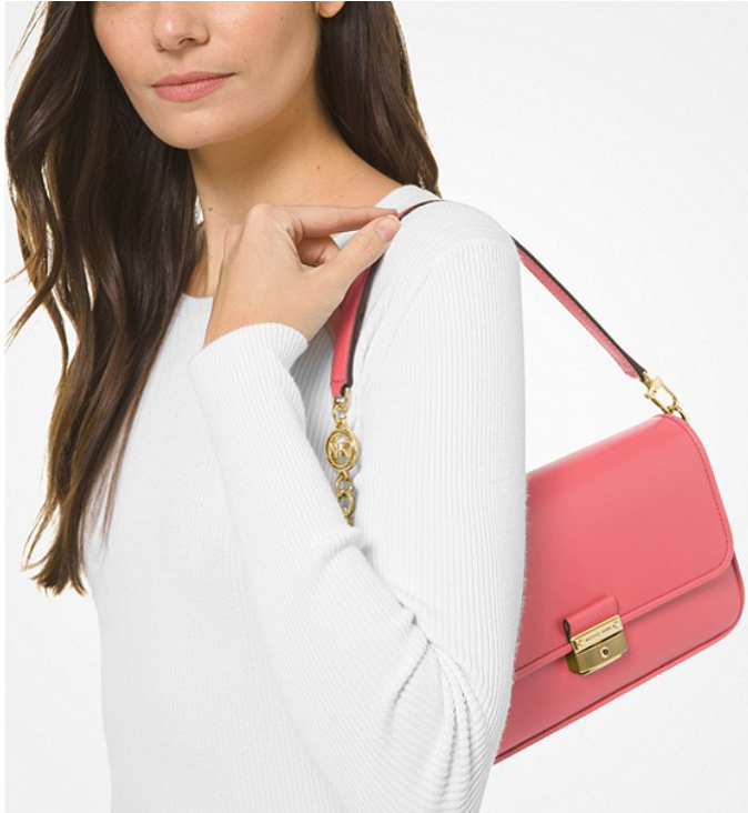 $119.20 (原价 $298) + 免邮MICHAEL MICHAEL KORS Bradshaw 小号纯色腋下包4折热卖 两色可选