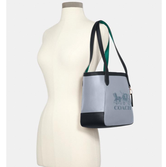 $131.20 (原价 $328) + 免邮Coach Outlet官网 Coach 27 马车托特包4折热卖  两色可选