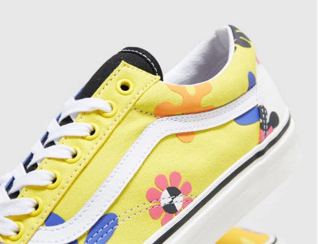 £40 (原价 £70)Size.co.uk官网 Vans Anaheim Old Skool 36 DX撞色花卉滑板鞋5.7折热卖