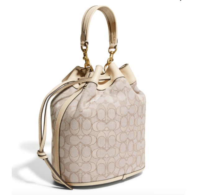 现价$350 + 免邮Neiman Marcus官网 Coach 1941 Signature Jacquard Field 老花水桶包热卖 