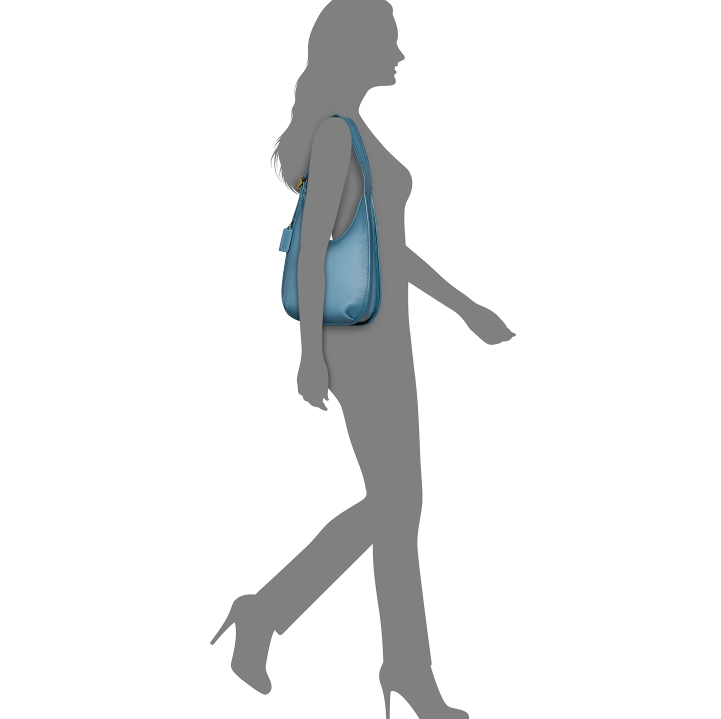 $237 (原价 $395) + 免邮Macy s官网 COACH Ergo 纯色月牙包6折热卖 