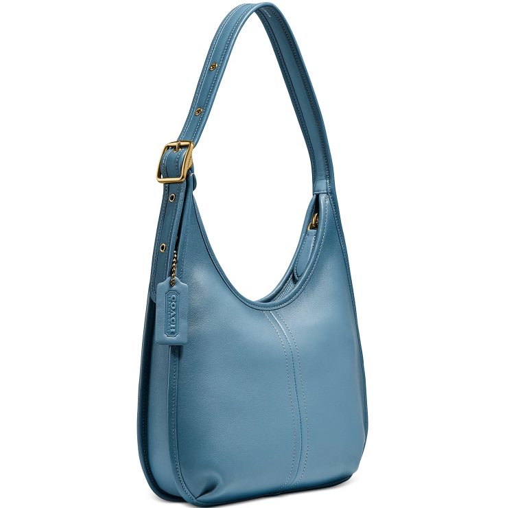 $237 (原价 $395) + 免邮Macy s官网 COACH Ergo 纯色月牙包6折热卖 