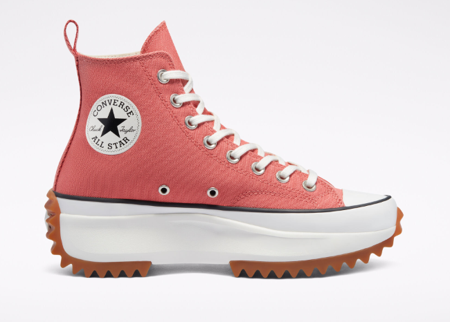 这款匡威厚底帆布鞋