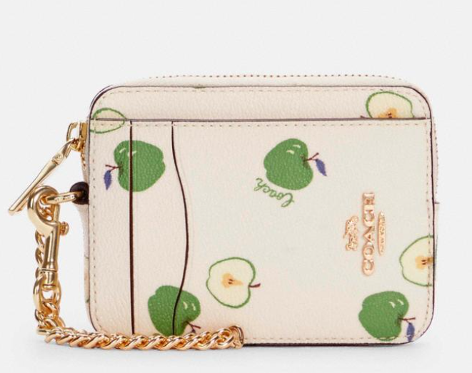 Coach这款青苹果卡包