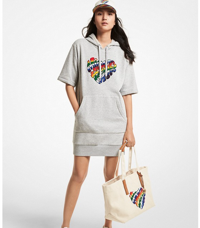 $99 (原价 $198) + 免邮MICHAEL MICHAEL KORS 大号爱心帆布托特包5折热卖 