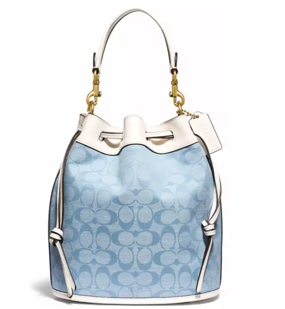 Belk Field Bucket Bag with Horse and Carriage Print