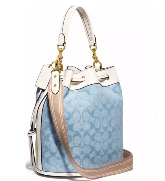 现价$350 + 免邮Belk官网 COACH 老花水桶包热卖 
