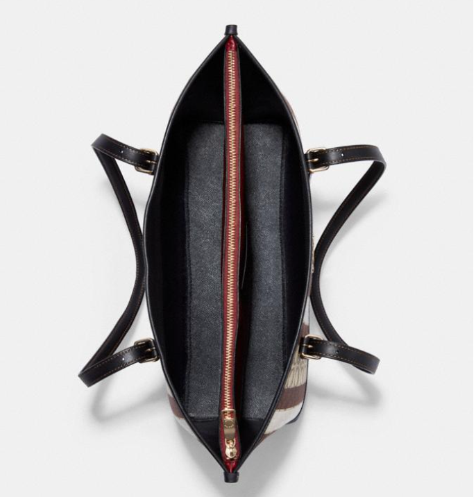 $151.20 (原价 $378) + 免邮Coach Outlet官网 Coach Mollie 新款老花托特包4折热卖 