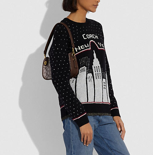 现价$275 + 免邮Coach美国官网 杨紫同款 Coach Swinger 老花腋下包热卖 两色可选