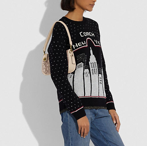 现价$275 + 免邮Coach美国官网 杨紫同款 Coach Swinger 老花腋下包热卖 两色可选