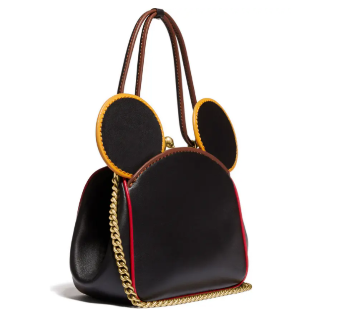 $297 (原价 $495) + 免邮Nordstrom官网 Coach x Keith Haring Mickey 米奇斜跨吻锁包6折热卖
