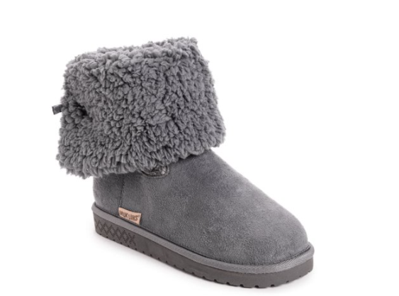 高筒针织雪地靴