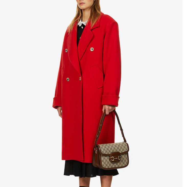 Selfridges官网 Gucci 1955 Horsebit Canvas马鞍包热卖 现价$2015 Selfridges官网 Gucci 1955 Horsebit Canvas马鞍包热卖