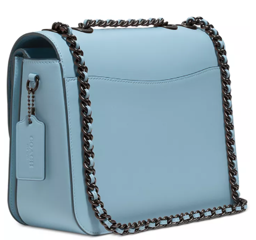 $237 (原价 $395) + 免邮Macy s官网 COACH Madison 蓝色单肩包6折热卖