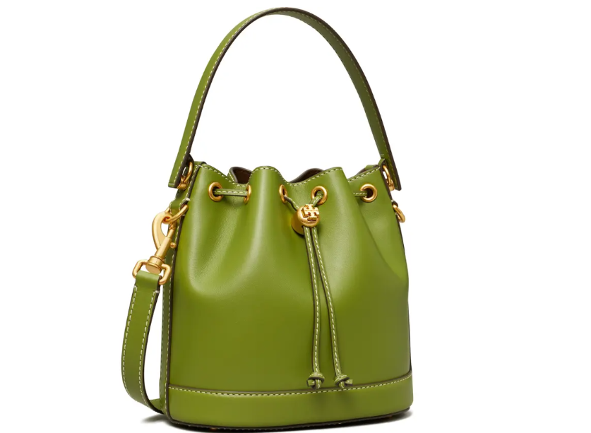 $313.60 (原价 $448) + 免邮Nordstrom官网 Tory Burch T Monogram 牛油果绿水桶包7折热卖  