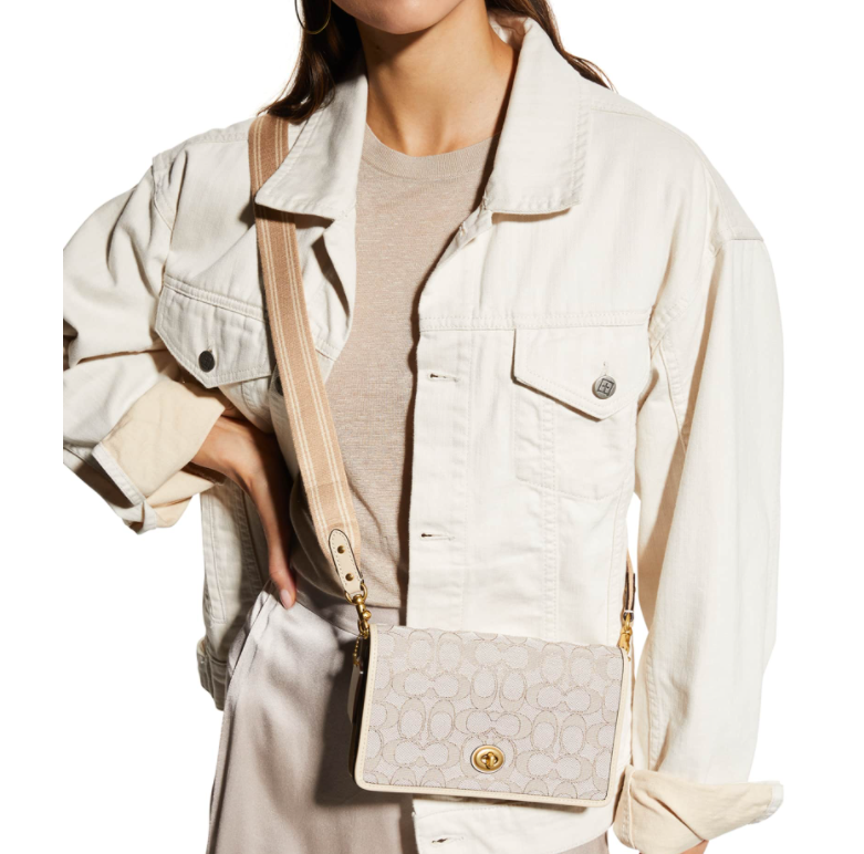 $120 (原价 $175) + 免邮Neiman Marcus官网 COACH 1941 Hayden 老花翻盖斜挎包7折热卖  