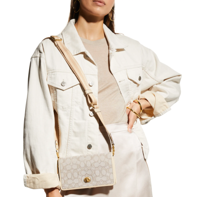 $120 (原价 $175) + 免邮Neiman Marcus官网 COACH 1941 Hayden 老花翻盖斜挎包7折热卖  