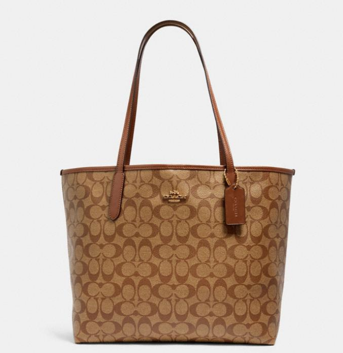 $105 (原价 $350) + 包邮Coach Outlet官网 Coach经典老花托特包3折热卖 多色可选