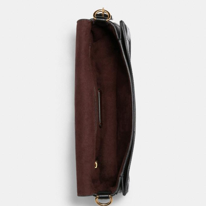 $169.15 (原价 $398) + 免邮Coach Outlet官网 Coach Georgie 黑色款腋下包额外85折热卖 