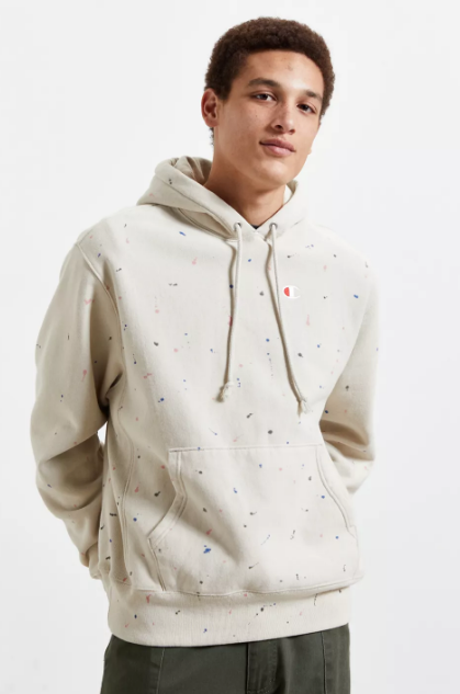 $39.99 (原价 $74)Urban Outfitters官网 Champion Paint Splatter喷漆连帽卫衣5.4折热卖
