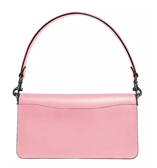 这款Coach Pebble粉色老花单肩包经典和甜美的碰撞