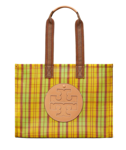 现价$208.60 (原价$298) Saks Fifth Avenue官网精选Tory Burch Ella格纹托特包优惠