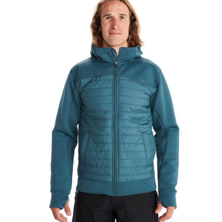 这款土拨鼠男士保暖外套采用绗缝PrimaLoft绝缘材料