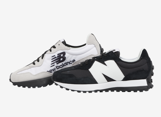 $59.99 (原价 $90) + 免邮Foot Locker官网 New Balance 327 男款黑白鸳鸯休闲跑鞋67折热卖 