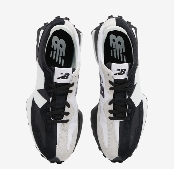 $59.99 (原价 $90) + 免邮Foot Locker官网 New Balance 327 男款黑白鸳鸯休闲跑鞋67折热卖 