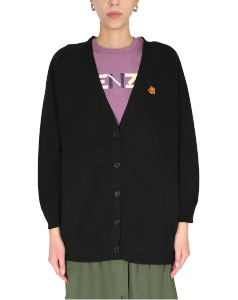 现价$149.61 (原价$374.59)  Eleonora Bonucci官网Kenzo V领针织开衫优惠