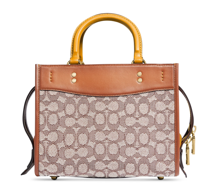 现价$595 + 免邮上新：Macy s官网 COACH Rogue 25 Signature Jacquard 21年秋冬新款斜挎包热卖 