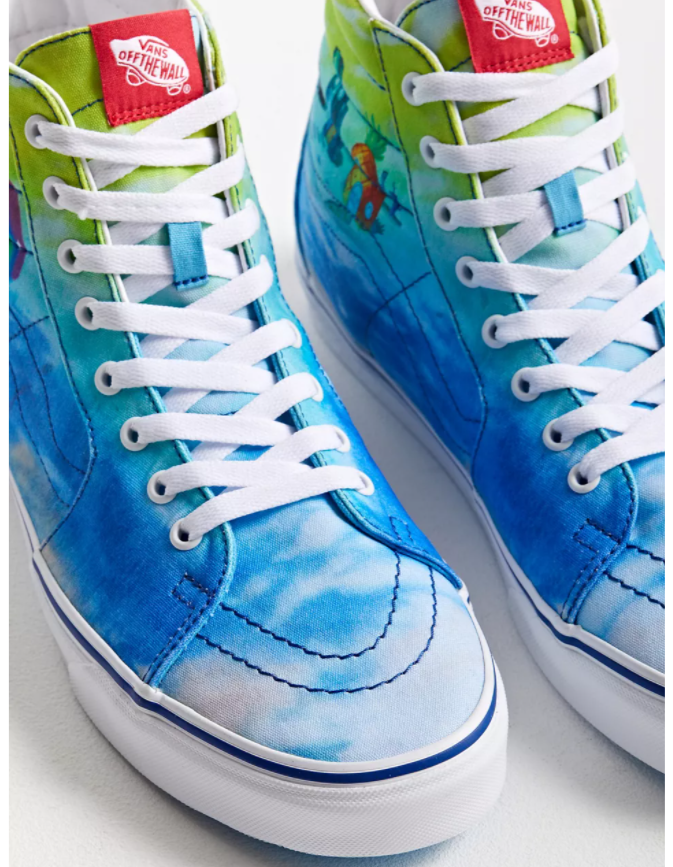 Urban Outfitters官网 Vans X SpongeBob SquarePants Sk8-Hi 海绵宝宝联名款中性高帮板鞋53折热卖 $49.99 (原价 $95) Urban Outfitters官网 Vans X SpongeBob SquarePants Sk8-Hi 海绵宝宝联名款中性高帮板鞋53折热卖