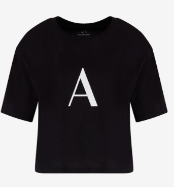 现价$27 (原价$45) Armani Exchange官网精选Armani Exchange黑色字母T恤优惠