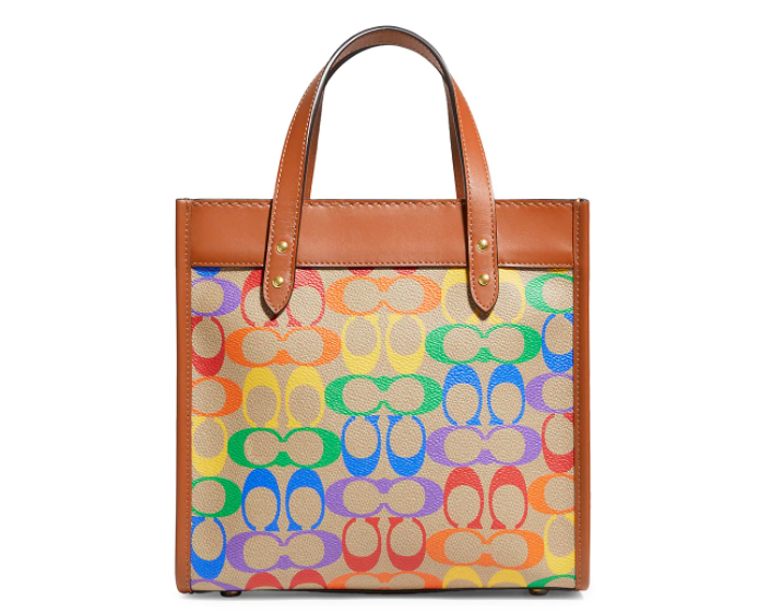 $245 (原价 $350) + 免邮Saks Fifth Avenue官网 COACH Pride Signature 彩虹托特包7折热卖
