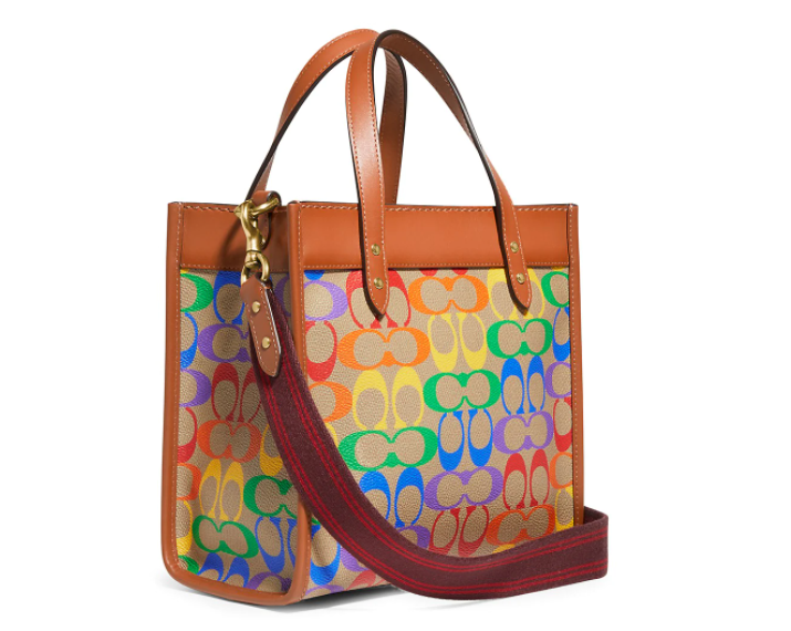 $245 (原价 $350) + 免邮Saks Fifth Avenue官网 COACH Pride Signature 彩虹托特包7折热卖