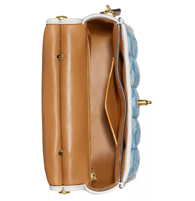 $270 (原价 $450) + 免邮Bloomingdale s官网 Coach Willis 18 丹宁老花迷你手提包6折热卖